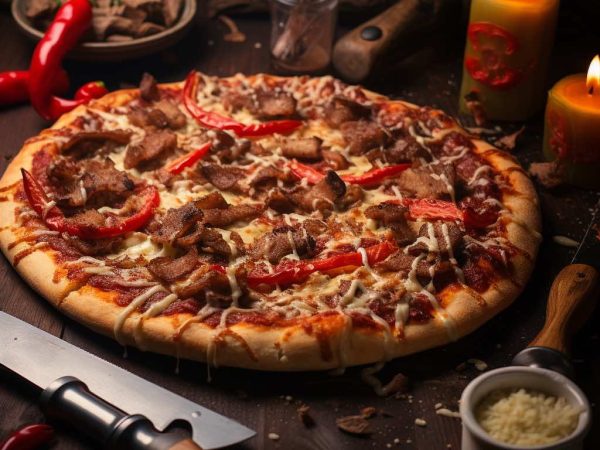 Kebab Pizza